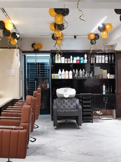 Welcome to our clean, modern, and professional salon space in Mulund. We've designed our studio to be a comfortable and relaxing environment where you can enjoy all our hair, nail, and beauty services.