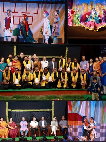 Another look at the diverse performances and honored artists at the Dhaatu International Puppet Festival. It is a celebration of the puppetry community.