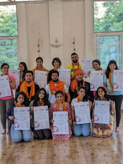 The certificate is a milestone on your yogic path, a testament to your dedication and transformation. I am proud to see our students complete their journey and become certified yoga teachers, ready to share this ancient knowledge.