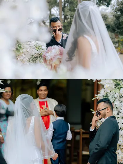 The moment a groom sees his bride for the first time is pure, unfiltered emotion. I focus on capturing these powerful, candid reactions that become some of the most cherished memories of the day.