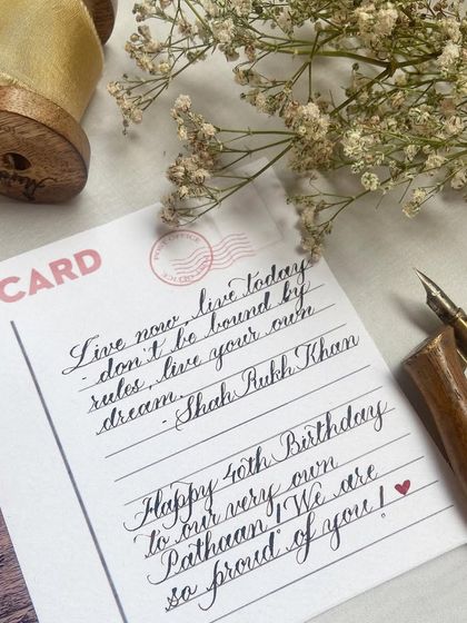 Quill on Paper - Bespoke Calligraphy & Design Personalized Keepsakes & Milestone Gifts photo 20