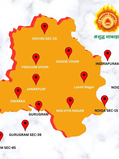 We are spreading our flavours all over Delhi NCR. Order from your nearest branch in Paschim Vihar, Rohini, Noida, Gurugram, and many more.