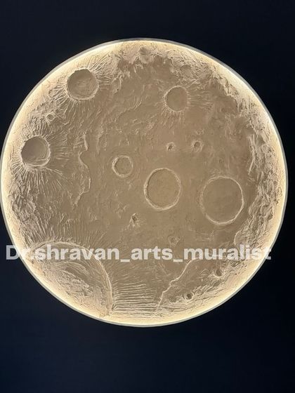 Shravan Kumar - 3D and Relief Murals Celestial Wonders: Moon Murals photo 5