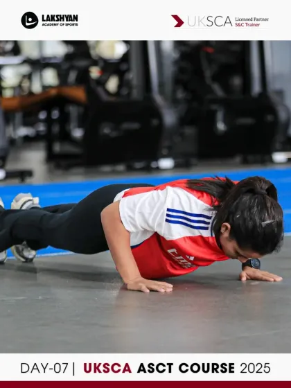Lakshyan Academy of Sports - Coach & Trainer Education UKSCA Strength & Conditioning Certification photo 36