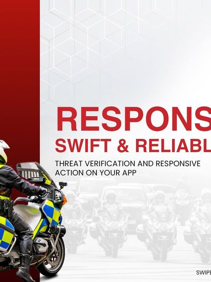 Our response is swift and reliable. Once a threat is verified, our system initiates responsive action, which you can track on your app, while our team is already on its way.