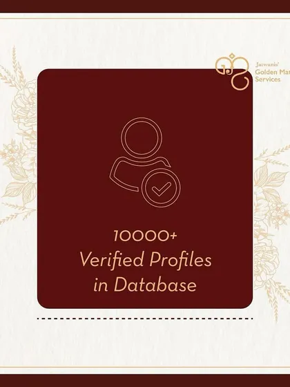 Your perfect match is waiting in our extensive and exclusive network. With over 10,000 verified profiles, I ensure that you are introduced to genuine individuals who share your values and aspirations for a lifelong partnership.