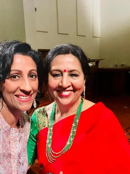 With friends who came to attend my concert in Amsterdam. It's always so heartwarming to see familiar faces in the audience, especially when I am far from home.