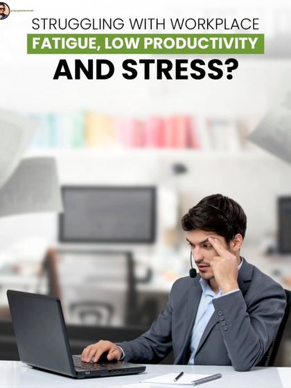 My Corporate Wellness Program is designed to combat workplace fatigue, low productivity, and stress by focusing on gut health, mindfulness, and healthy habits.
