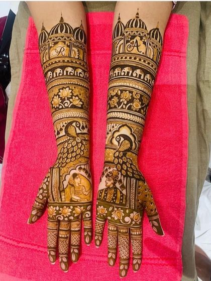 Lucky Mehndi Artist - Bridal Mehndi Full Bridal Mehndi (Hands & Arms) photo 27