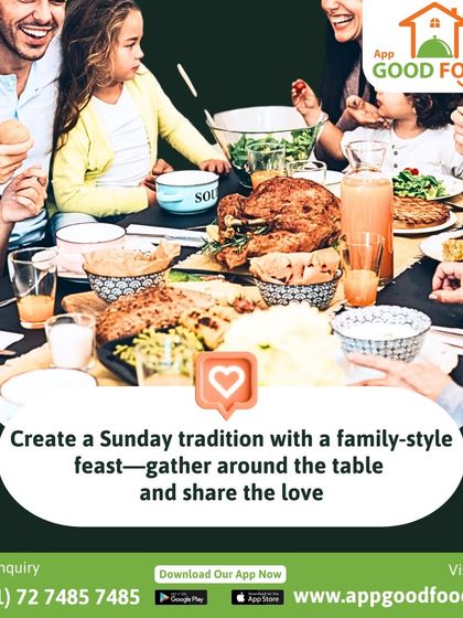 Create a Sunday tradition with a family-style feast. Gather around the table and share the love with our delicious, crowd-pleasing meals.