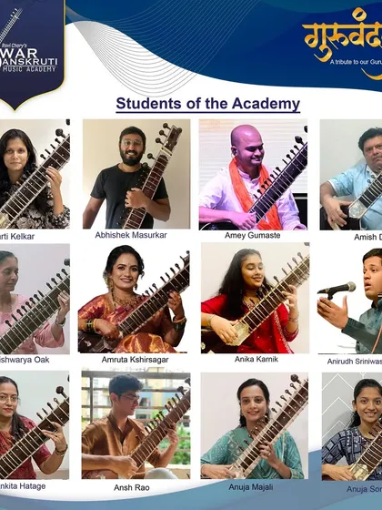 A collage showcasing the diverse group of students who participate in our annual showcase. From young children to working professionals, the passion for music unites us all.