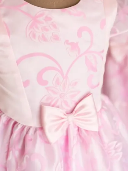 A graphic from my End of Season Sale, featuring a beautiful pink organza dress. It’s a great opportunity to get a handcrafted dress at a special price.