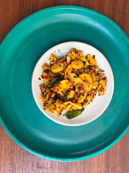Another look at our nutty and spicy Jackfruit Seed Stir-fry. This dish is a testament to our philosophy of using seasonal ingredients and finding deliciousness in every part of the produce.