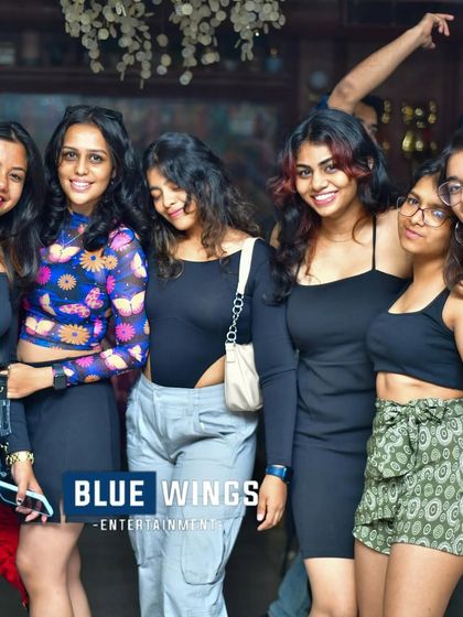 A group of ladies enjoying the 'Namaste Bollywood' night at Secret Story, Bangalore.