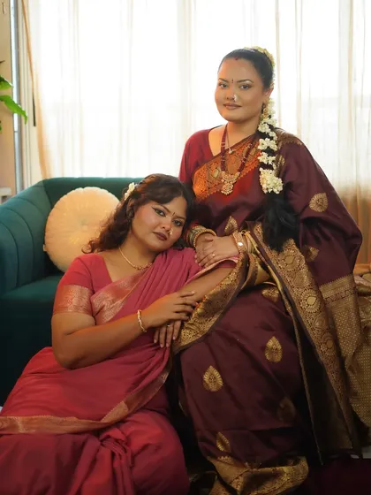 Another beautiful portrait from the Ganpati series, highlighting the bond between the two models.