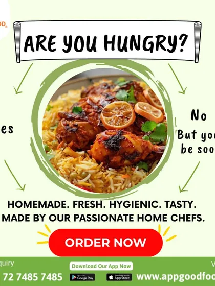 Are you hungry? No? You will be soon. Our homemade, fresh, hygienic, and tasty biryani is made by passionate home chefs and is impossible to resist.
