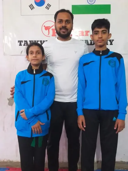 Our fighters M Navya and Nikhil Dhillon, selected to represent the Delhi State Team at the 36th National Sub-Jr Taekwondo Championship.