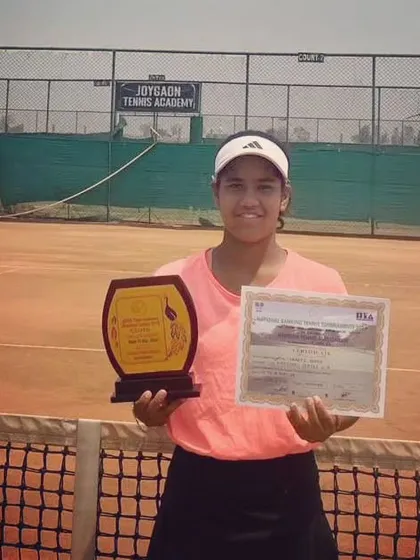 Congratulations to Swasti Singh for winning the Singles title at the U16 National Series tournament in Jhajjar. Her hard work and dedication have paid off with this major national victory.