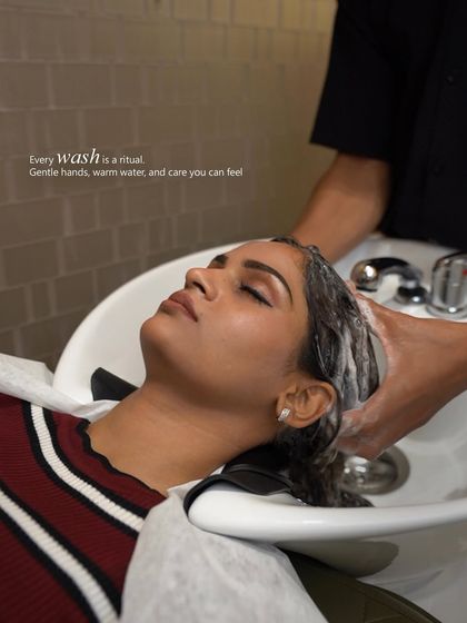 Every wash is a ritual. We use gentle hands, warm water, and care you can feel to make this basic step a luxurious experience.