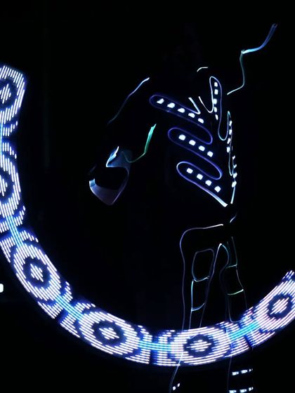 DR Carnival Performers - LED & Futuristic Performers Custom Logo & Visual Poi Shows photo 11