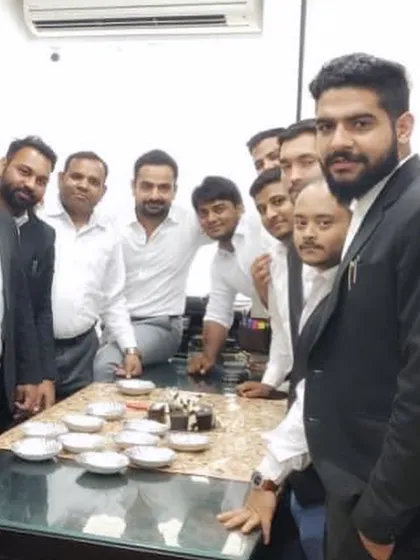 Celebrating a successful court appearance with my team. Every case is a collective effort, and I appreciate the excellent assistance and care provided by my associates.
