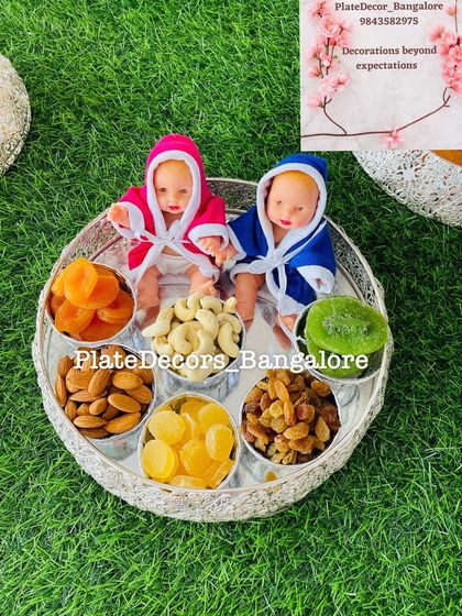 Sukeerthi - Ceremonial Gift & Platter Decoration Baby Shower & Seemantham Platters photo 17