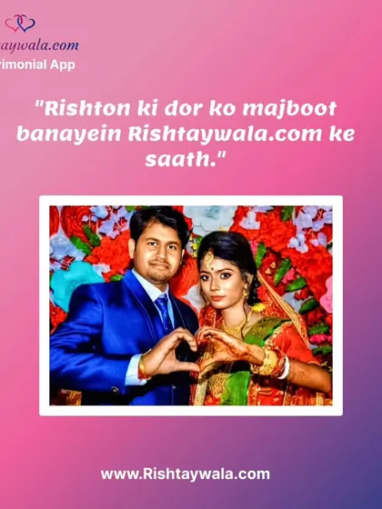 A couple makes a heart shape with their hands, symbolizing the love that brought them together. We help you build a strong foundation for your relationship.