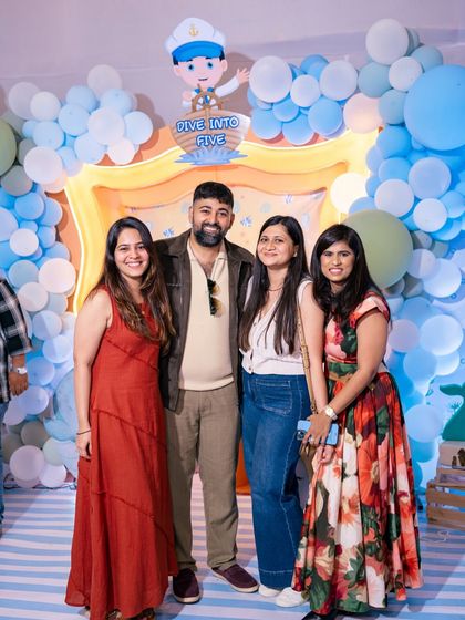 A photo with the happy family and me! It's a privilege to be part of these special days and build relationships with my clients.