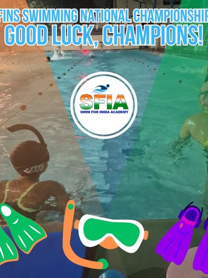 Good luck to our champions competing in the Fins Swimming National Championship. We believe in you.