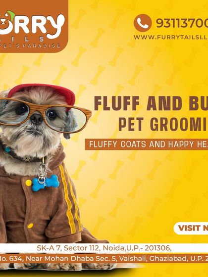 Time for a Fluff and Buff. Our pet grooming services are designed to create fluffy coats and happy hearts, leaving your pet looking stylish and feeling fantastic.