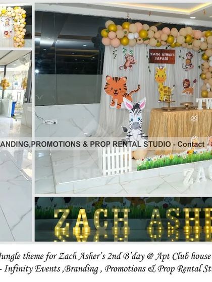 Infinity Events - Milestone Celebration Decoration Wild Safari, Dino & Friends photo 17