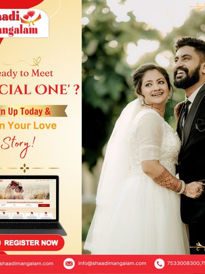 Ready to meet your special one? Sign up today and begin your love story. We are here to help you take that exciting first step.