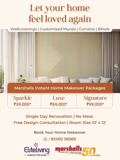 Ready for a change? We've made it simple with our Instant Home Makeover packages. Choose from Sparkle, Luxe, or Signature to get a complete one-day renovation for a standard room, including a free design consultation.