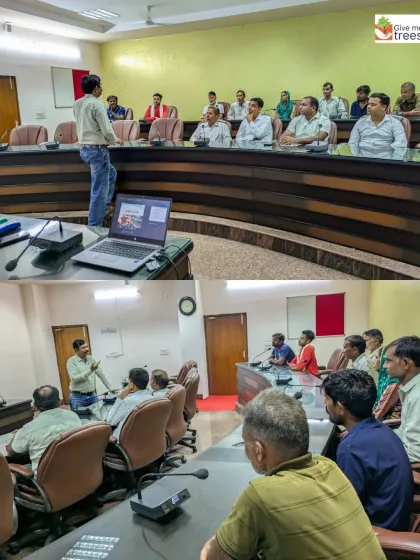 Our nature education head, Ishtiyak Ahmad, conducting a workshop. Our team is composed of experts who are passionate about sharing their knowledge.