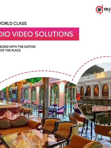We blend world-class audio-video solutions with the unique design of a place. At Diablo, our work complemented the gothic architecture, creating a dazzling and melodious ambiance for a smooth guest experience.
