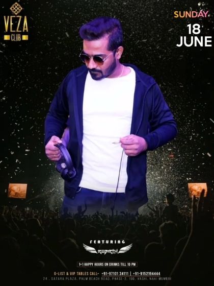 An 'Insomnia Sunday' poster from Veza. These nights are for those who want to dance the weekend away.