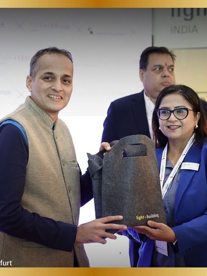 More scenes from the felicitation ceremony, where we honor the key figures of the lighting and allied industries.