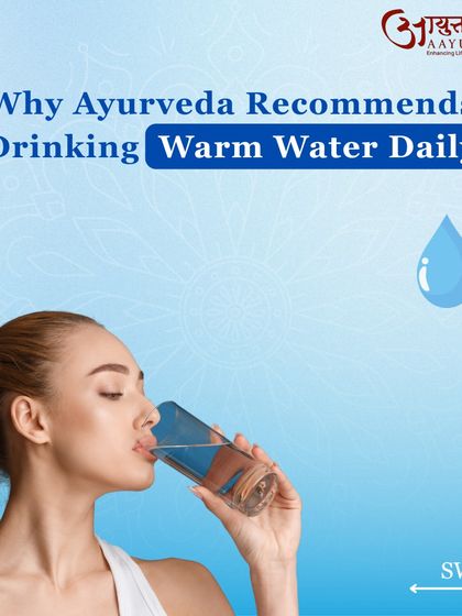 Why do I always recommend drinking warm water? In Ayurveda, it's more than just hydration. It's a simple yet powerful daily ritual to improve digestion, detoxify the body, and balance your doshas.