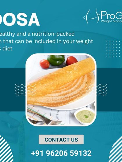 Our ProGen Dosa is a healthy, nutrition-packed dish that can be included in your weight loss diet. It's a low-carb, low-fat option that is highly beneficial and delicious.
