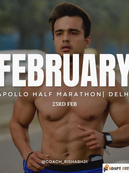 In February, I'm also targeting the Apollo Half Marathon in Delhi. It's important to challenge your endurance.