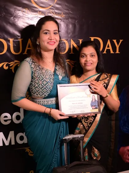 Another talented graduate ready to shine. It's a proud moment for both the student and me.