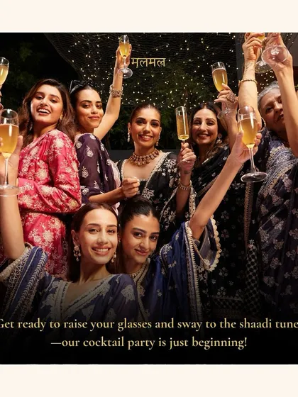 Let’s raise a toast to the wedding of the season. Get ready to sway to the shaadi tunes because the party is just beginning.