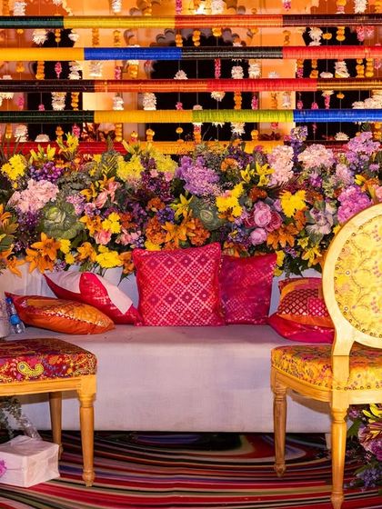 Vibrant Mehendi & Haldi Ceremonies photo 11