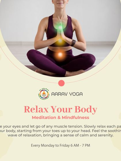 Our meditation and mindfulness sessions guide you to relax every part of your body. We teach you to let go of muscle tension and feel a soothing wave of relaxation, bringing a profound sense of calm and serenity.