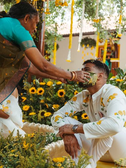 The Tales of Tradition - Wedding Planning & Design Sun-Kissed Haldi Ceremonies photo 15