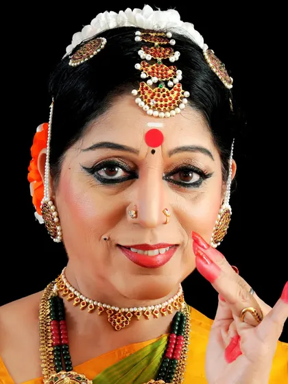 A happy announcement of being awarded the Sangeet Natak Akademi Award. This portrait captures the joy and humility I feel in being a practitioner of this divine art form.