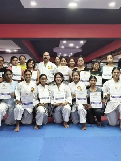 Participants from our International Women's Day workshop at the dojo. It is always inspiring to see a community of women coming together to learn, grow stronger, and support one another.