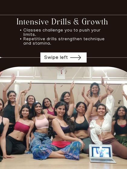 Our classes challenge you to push your limits. We use intensive, repetitive drills to strengthen technique and build stamina, helping you grow as a dancer.