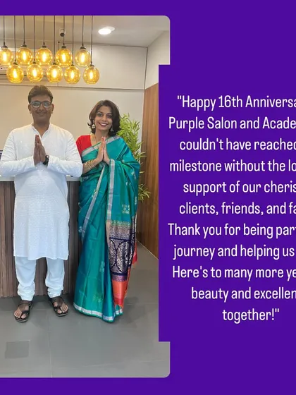 A picture from our 16th anniversary. We couldn't have reached this milestone without the love and support of our cherished clients, friends, and family. Thank you for being part of our journey.