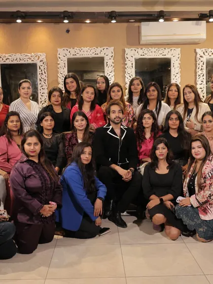 A group photo with the talented students from one of my 3-day masterclasses. It was three days of intense learning and mastering new skills.